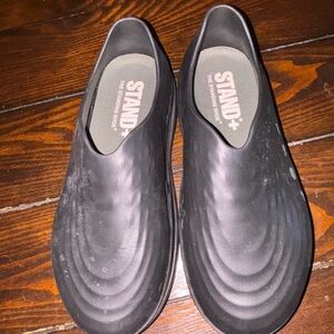 Black Stand+ Slip-On Shoes